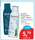 Bodymilk von Lavera für 5,79 € bei budni im Angebot Bodymilk von Lavera im aktuellen budni Prospekt