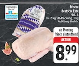 Aktuelle Kühlschrank Angebote bei EDEKA in Neumarkt (Oberpfalz) Aktuelles Frische deutsche Ente Angebot bei EDEKA in Neumarkt (Oberpfalz) ab 8,99 €