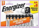 Primary Alkaline 8 Piles AA - Energizer en promo chez Netto Primary Alkaline 8 Piles AA - Energizer dans le catalogue Netto