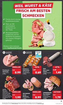 Bratwurst im aktuellen Kaufland Prospekt (Ingolstadt) Bratwurst im Kaufland Prospekt "KNÜLLER" mit 52 Seiten (Ingolstadt)