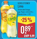 Limo Zitrone von Gerolsteiner im aktuellen ALDI Nord Prospekt für 0,89 €