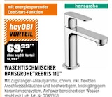 WASCHTISCHMISCHER HANSGROHE 'REBRIS 110' Angebote von hansgrohe bei OBI Niederkassel für 94,99 €