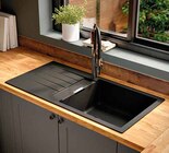 Évier à encastrer en composite quartz - GoodHome en promo chez Castorama Argenteuil à 199,90 €
