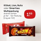 Aktuelles Kitkat, Lion, Nuts oder Smarties Multipackung Angebot bei Akzenta in Solingen (Klingenstadt) ab 1,69 €