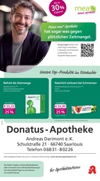 mea - meine apotheke Prospekt für Saarlouis: "Unsere November-Angebote", 4 Seiten, 01.11.2025 - 30.11.2025