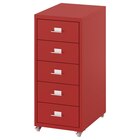 Schubladenelement auf Rollen rot 28x44x65 cm von HELMER im aktuellen IKEA Prospekt für 49,99 €