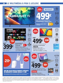 Promo Asus dans le catalogue E.Leclerc du moment à la page 30