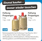 Füllung Propangas 5 kg bei V-Markt im München Prospekt für 14,99 €