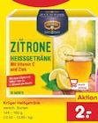 Heißgetränk Zitrone im Angebot bei Netto Marken-Discount in Görlitz Heißgetränk Zitrone Angebote von Krüger bei Netto Marken-Discount Görlitz für 2,00 €