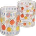 Bauzentrum Reinholdshain Dippoldiswalde - Trinkglas „Fruits“ Angebot im Prospekt Trinkglas „Fruits“ bei Bauzentrum Reinholdshain im Dippoldiswalde Prospekt für 1,99 €