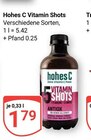 Vitamin Shots Antiox im Angebot bei GLOBUS in Bruchsal Vitamin Shots Antiox Angebote von hohes C bei GLOBUS Bruchsal für 1,79 €