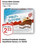 Milch-Schnitte Angebote von Ferrero bei GLOBUS Hoyerswerda für 2,22 €