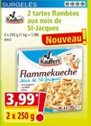 2 tartes flambées aux noix de St-Jacques - Kauffer's en promo chez Norma Colmar à 3,99 €