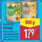 Grüner Bohnen-Eintopf von Speisezeit im aktuellen ALDI Nord Prospekt für 1,79 €