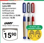 Schreiblernfüller ABC Angebote von Lamy bei GLOBUS Neustadt für 15,90 €