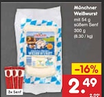 Münchner Weißwurst im Angebot bei Netto Marken-Discount in Heinsberg Münchner Weißwurst Angebote bei Netto Marken-Discount Heinsberg für 2,49 €