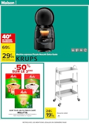 Dolce Gusto Angebote im Prospekt "70 % D’ÉCONOMIES SUR UNE SÉLECTION DE PRODUITS D'HYGIÈNE" von Carrefour auf Seite 82