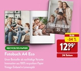 Fotobuch A4 Angebote von Eco bei ALDI Nord Peine für 19,90 €