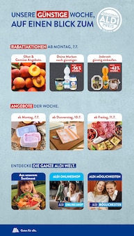 ALDI SÜD Prospekt der Woche "Gutes für Alle." Seite 2, 07.07.2025 bis 12.07.2025 für Villingen-Schwenningen Aktueller ALDI SÜD Prospekt "Gutes für Alle." Seite 2 von 46 Seiten für Villingen-Schwenningen