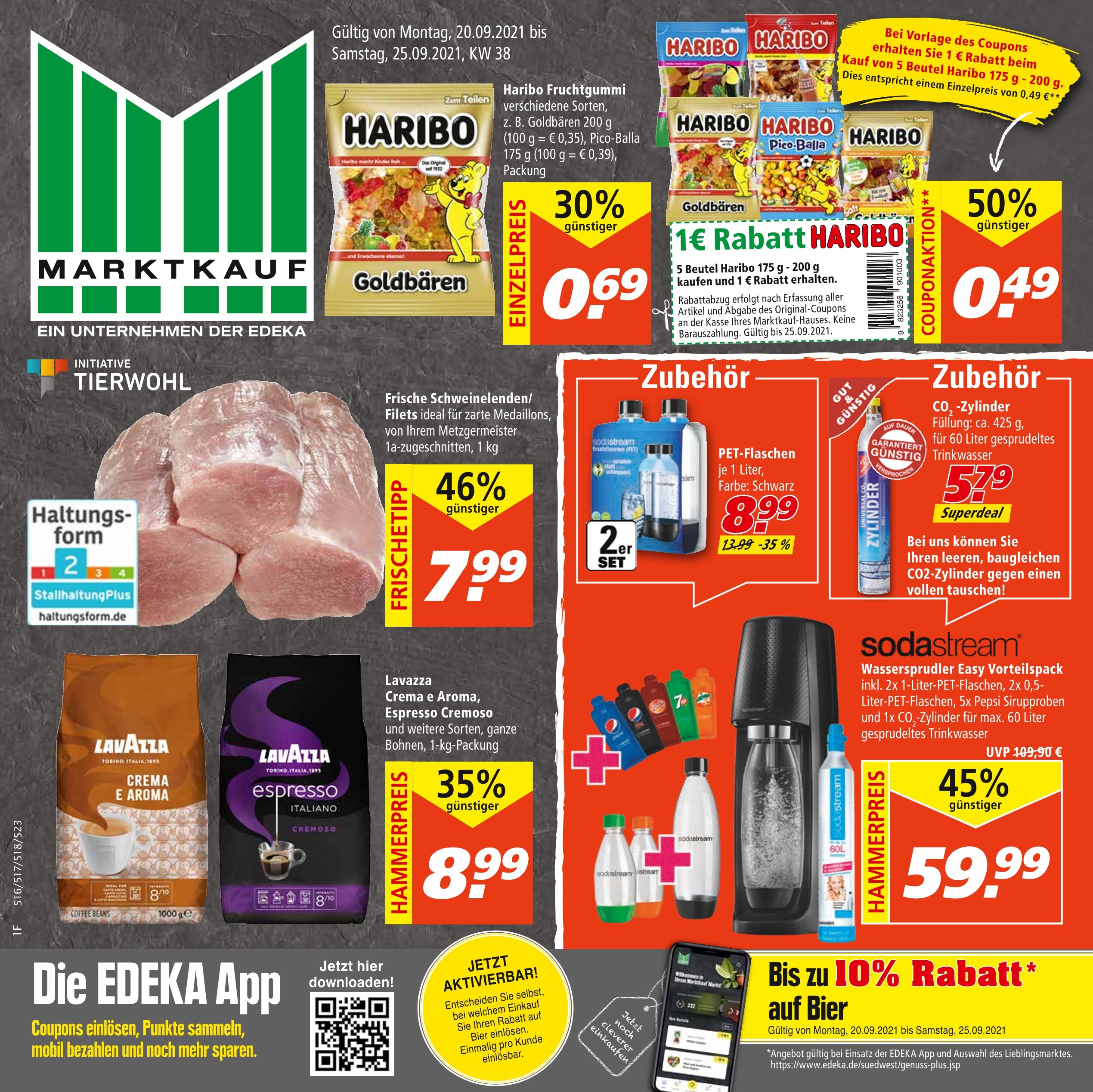 Marktkauf Prospekt für Süßen mit 48 Seiten Marktkauf Prospekt für Süßen: "Aktuelle Angebote", 48 Seiten, 20.09.2021 - 25.09.2021