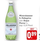 Mineralwasser Angebote von S. Pellegrino bei E center Bad Kreuznach für 0,89 €