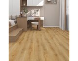 Sol en PVC 122X18,1 cm couleur clair avec sous couche intégrée 4+1 mm "BANAT" en promo chez Brico Dépôt Lille à 30,72 €