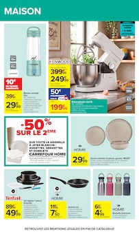 Promotion Literie dans le prospectus Carrefour, valable du 01/09/2026 au 14/09/2026 Promo Literie dans le catalogue Carrefour du moment à la page 58