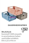 MILAS Korb Angebote bei JYSK Salzgitter für 1,75 €