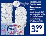 Dusch- oder Badewannen-Matte von Home Creation für 3,99 € bei ALDI SÜD im Angebot Dusch- oder Badewannen-Matte von Home Creation im aktuellen ALDI SÜD Prospekt
