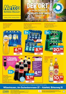 Aktueller Netto Marken-Discount Prospekt (Witzenhausen, 2 Seiten zum blättern Netto Marken-Discount Prospekt DER ORT, AN DEM DU IMMER AUSGEZEICHNETE PREISE FINDEST. mit 2 Seiten