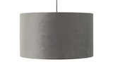 Fischer-Honsel Pendelleuchte 1-flammig grau Samt `groß` bei Höffner im Prospekt  für 85,00 €