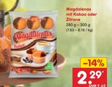 Aktuelles Magdalenas mit Kakao oder Zitrone Angebot bei Netto Marken-Discount in Bremerhaven ab 2,29 €