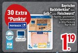 Bayrischer Backleberkäse fein von EDEKA Heimatliebe im aktuellen EDEKA Prospekt für 1,19 €