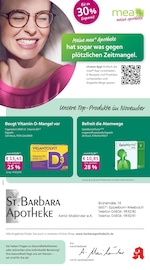 mea - meine apotheke Apotheken Prospekt der aktuellen Woche mit 4 Seiten, gültig von 01.10.2026 bis 31.10.2026, in Eppelborn und Umgebung Aktueller mea - meine apotheke Apotheken Prospekt in Eppelborn und Umgebung, "Unsere Oktober-Angebote" mit 4 Seiten, 01.10.2026 - 31.10.2026