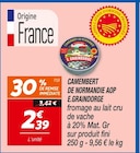 Camembert de Normandie AOP - E. Graindorge à 2,39 € dans le catalogue Netto