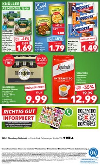 Warsteiner im aktuellen Kaufland Prospekt (Flensburg) Warsteiner im Kaufland Prospekt "Aktuelle Angebote" mit 54 Seiten (Flensburg)