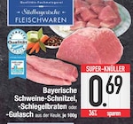 Bayerische Schweine-Schnitzel im aktuellen Prospekt bei E center in Emmering