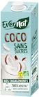 Boisson coco sans sucre - 1l - EVERNAT dans le catalogue NaturéO