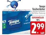 Taschentücher im EDEKA Prospekt Taschentücher von Tempo im aktuellen EDEKA Prospekt für 2,99 €