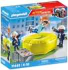 Feuerwehrleute mit Luftkissen Angebote von Playmobil bei Müller Recklinghausen für 13,99 €