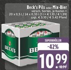 Aktuelles Pils oder Mix-Bier Angebot bei E center in Wuppertal ab 10,99 €