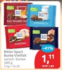 Bunte Vielfalt von Ritter Sport für 1,11 € bei budni im Angebot Bunte Vielfalt von Ritter Sport im aktuellen budni Prospekt
