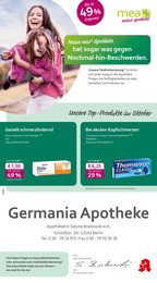 mea - meine apotheke Prospekt für Berlin: "Unsere Oktober-Angebote", 4 Seiten, 01.10.2025 - 31.10.2025