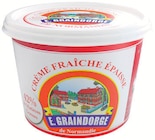 Crème fraîche épaisse de Normandie - E. GRAINDORGE dans le catalogue Intermarché Hyper