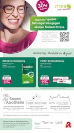 Aktueller mea - meine apotheke Apotheken Prospekt für Tännesberg: Unsere August-Angebote mit 4} Seiten, 01.08.2025 - 31.08.2025