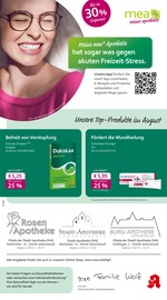 Aktueller mea - meine apotheke Apotheken Prospekt in Pleystein und Umgebung, "Unsere August-Angebote" mit 4 Seiten, 01.08.2025 - 31.08.2025