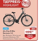 Alu-City-E-Bike Geniesser 3.3 im Angebot bei ALDI Nord in Gera Alu-City-E-Bike Geniesser 3.3 Angebote bei ALDI Nord Gera für 1.199,00 €