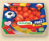 Tomate cerise allongée ou melangee - SAVEOL - Super U à Vitry-sur-Seine Tomate cerise allongée ou melangee - SAVEOL en promo chez Super U Vitry-sur-Seine à 4,99 €