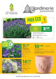 Catalogue Jardineries & Animaleries Jardineries du terroir en cours à Pontailler-sur-Saône et alentours, PRIX ÉCO !, 8 pages, 04/05/2026 - 17/05/2026