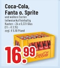 Trinkgut - Coca-Cola, Fanta o. Sprite Angebot im Prospekt Coca-Cola, Fanta o. Sprite bei Trinkgut im Prospekt "" für 16,99 €